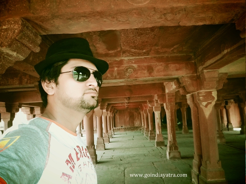 Inside Panch Mahal, fatehpur Sikri